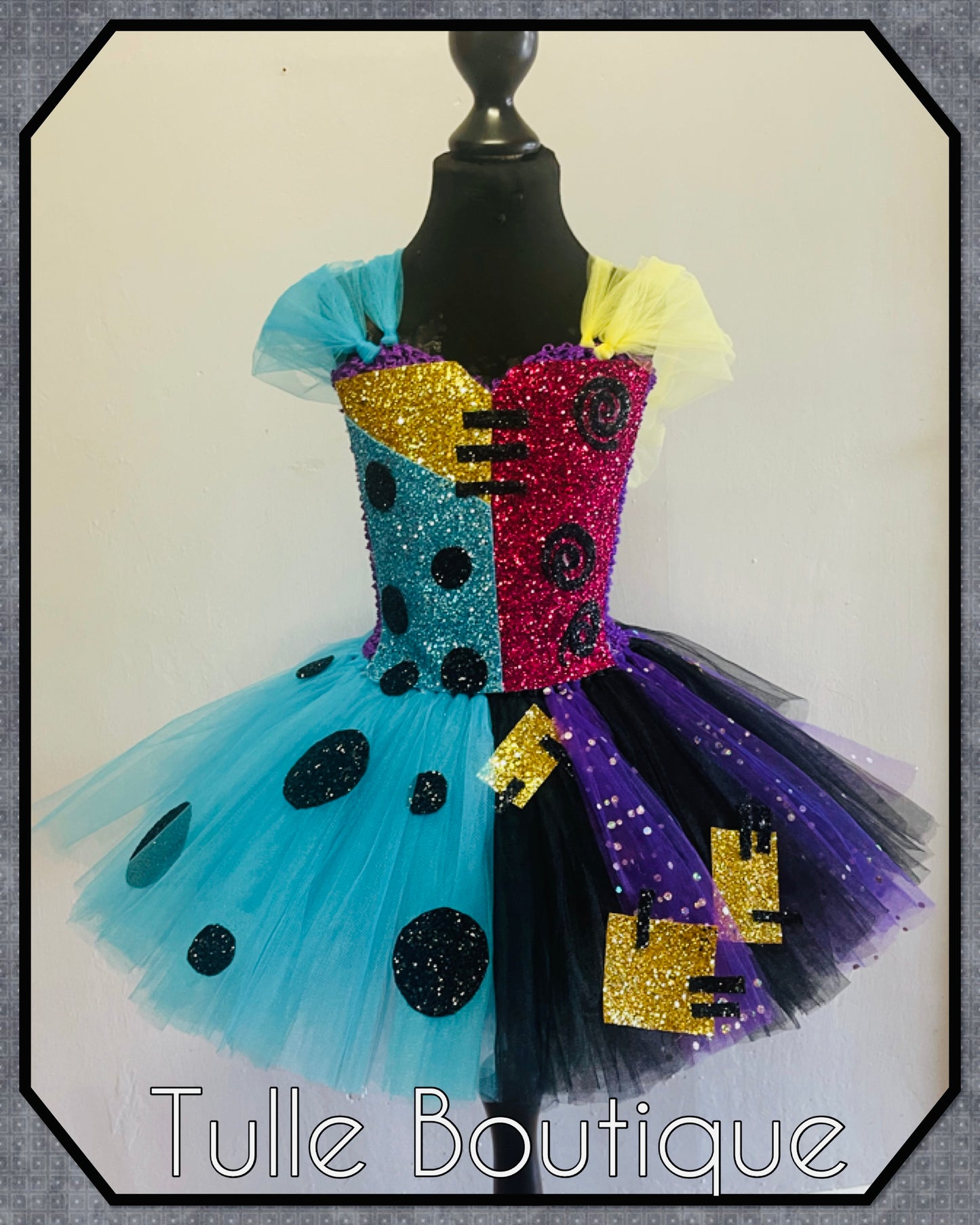 Nightmare before Christmas Sally birthday tutu dress