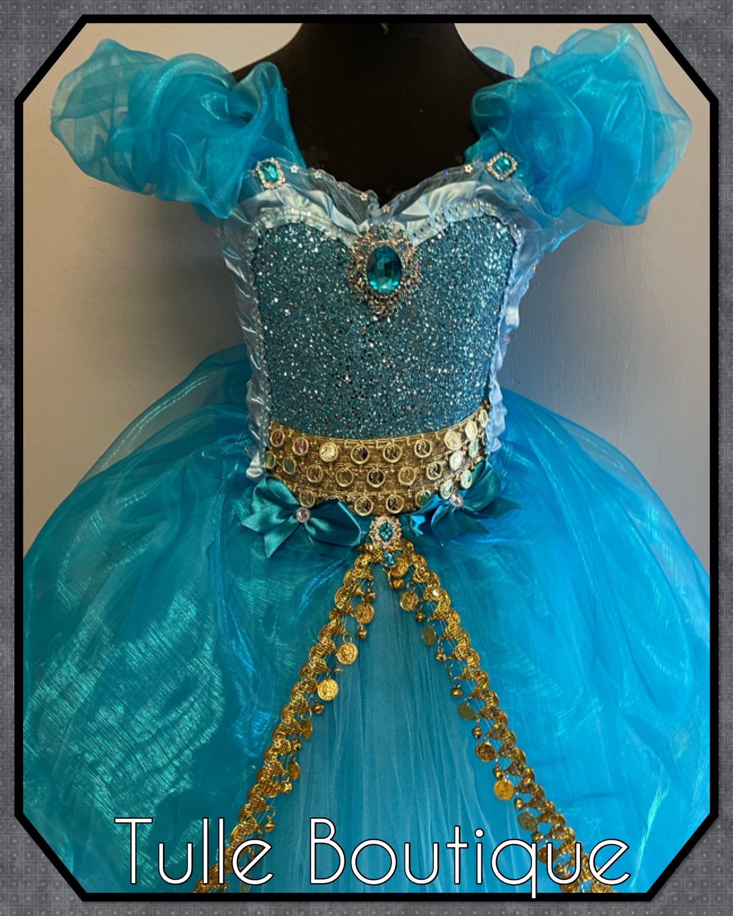 Arabian princess Jasmine ballgown tutu dress