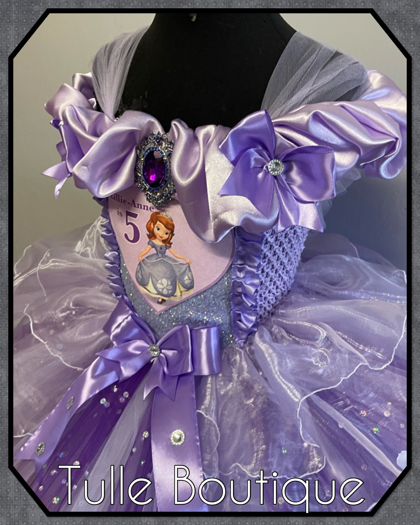 Princess Sofia the first organza ballgown tutu dress