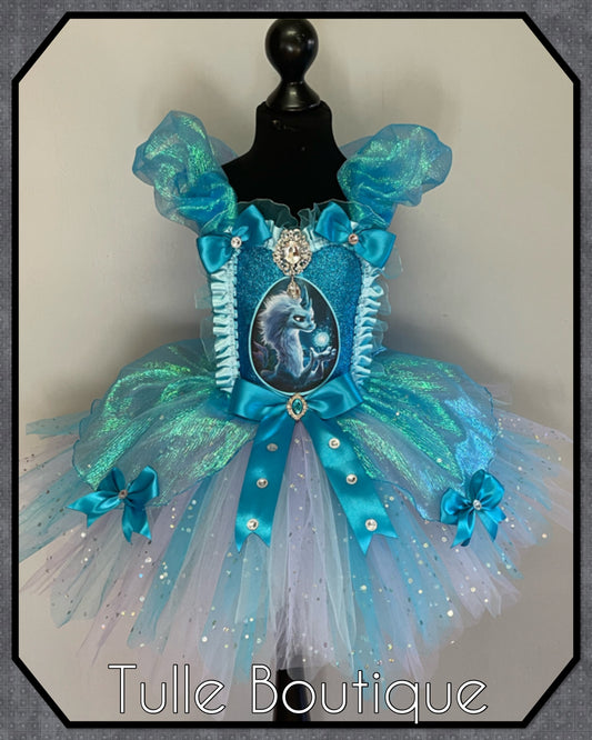 Raya water dragon Sisu Princess ballgown tutu dress