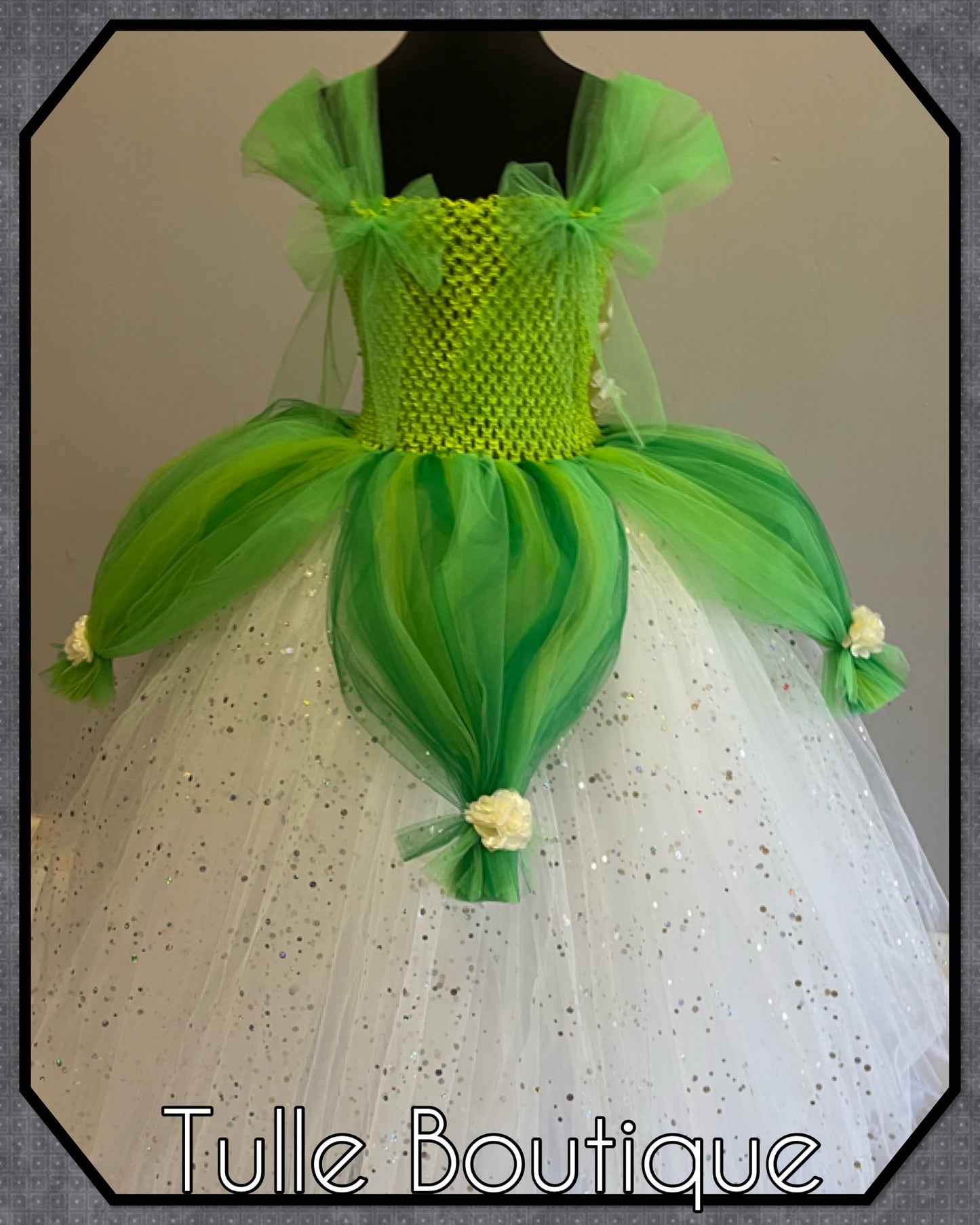 Princess Tiana princess and the frog ballgown tutu dress