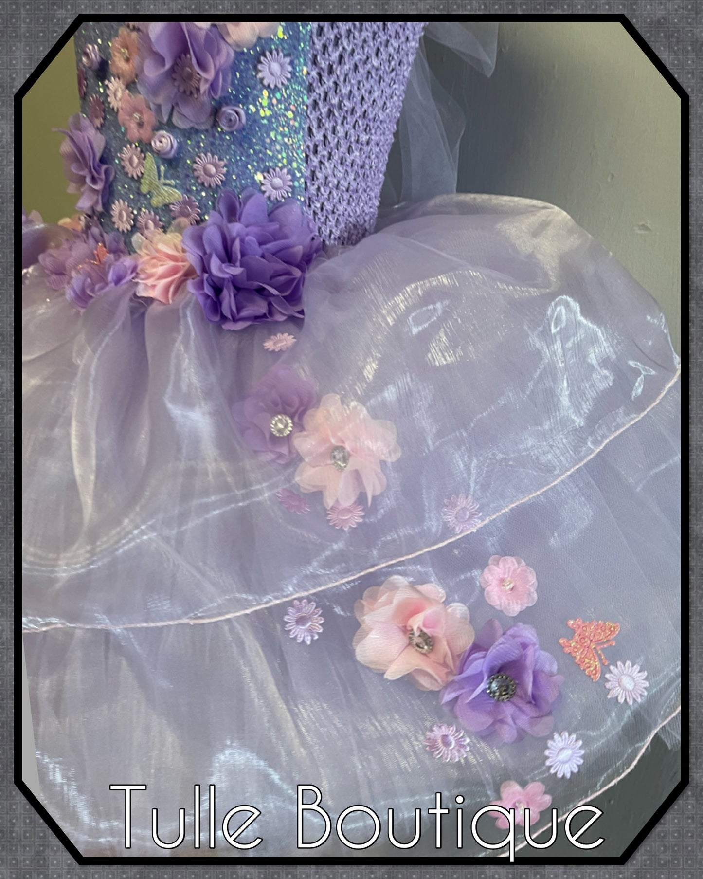 Encanto Isabela madrigal floral birthday tutu dress