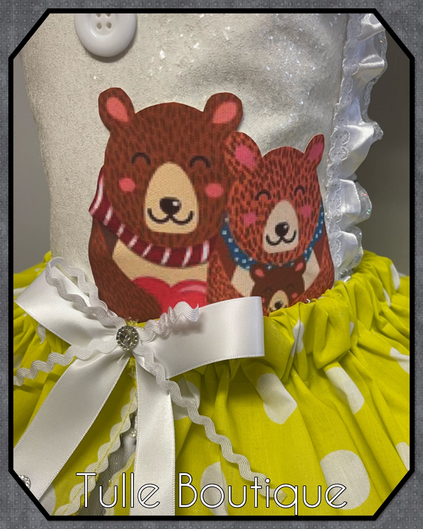 Goldilocks and the three bears Princess ballgown tutu birthday dress