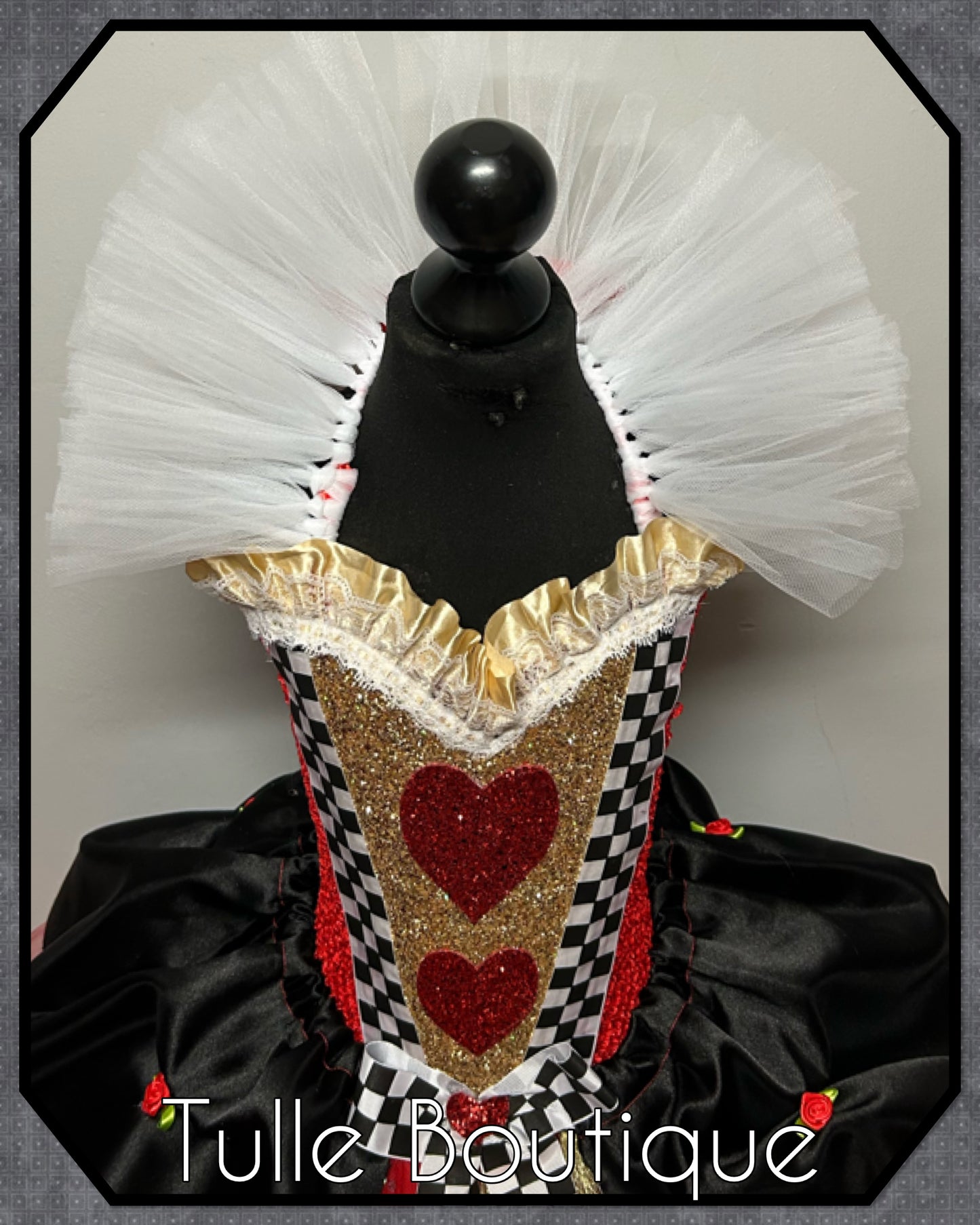 Queen of hearts world book day birthday tutu dress